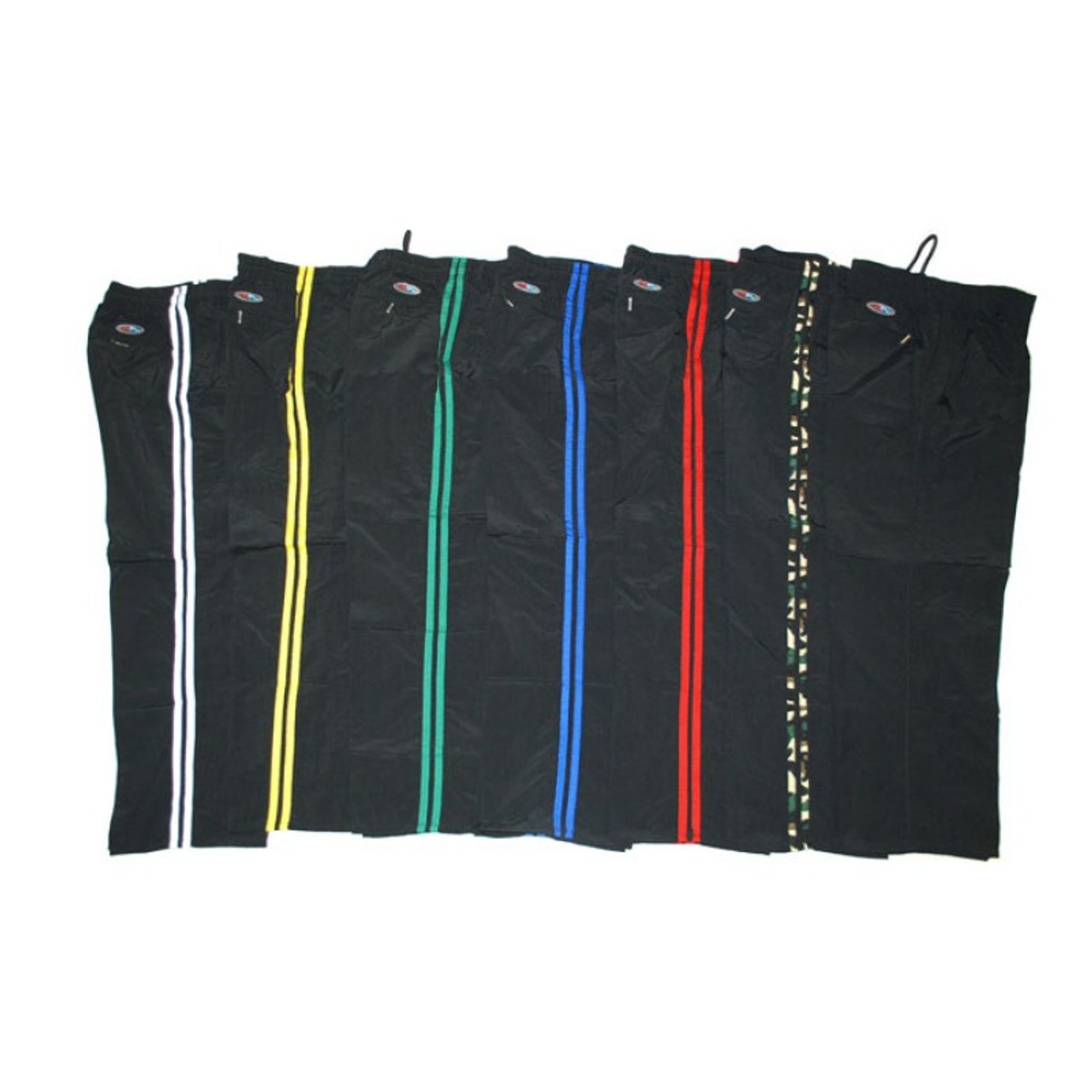 Jaguar Pro Gear - Striped Karate Pants Boxing MMA Muay Thai Kung fu Martial  Arts